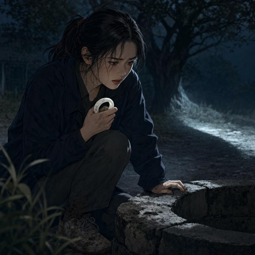 我們村有一個禁忌：每年七月十五，不能看井。今年這個日子我路過那口井時，聽到裡面傳來了哭聲
