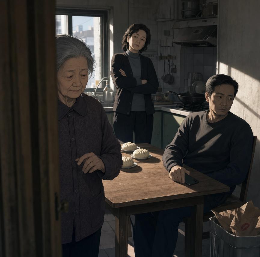 為兒子辛苦帶娃八年，買了三個牛肉包子，他說我敗家，我和他斷親后他慌了！