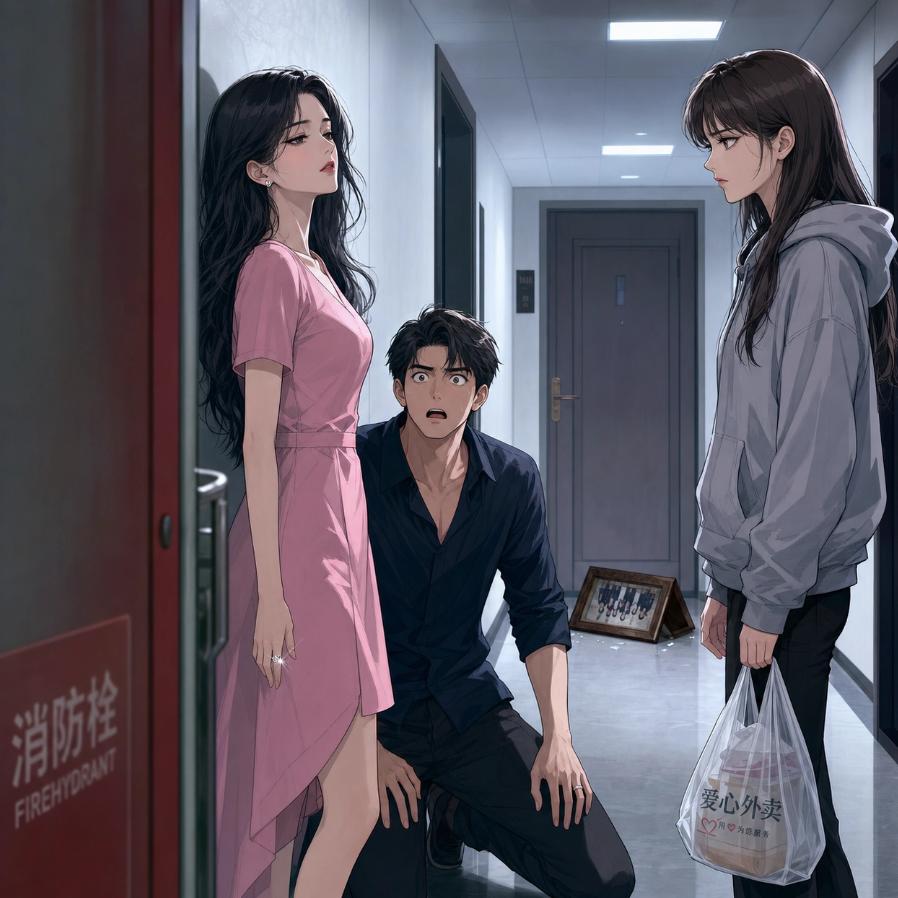 男朋友跟閨蜜開房被我抓包了，他跪下說“你們倆我都愛”。閨蜜打了他一巴掌：“你明明說你最愛的是我。”