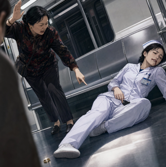 我裝癲癇反殺大媽