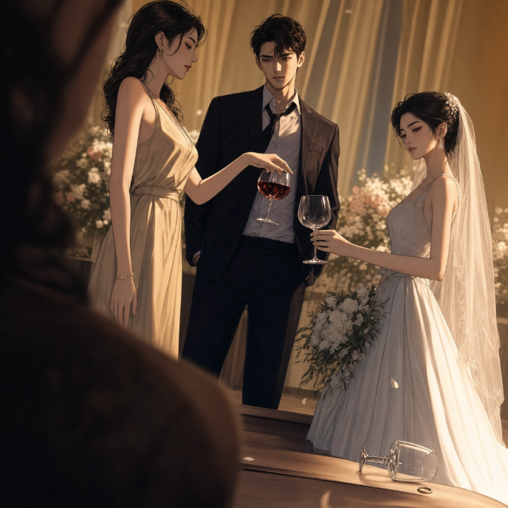 和老公去參加他好兄弟的婚禮，本來很順利——卻在宣誓時，新郎突然對著我說：“微微，再給我一次機會。”