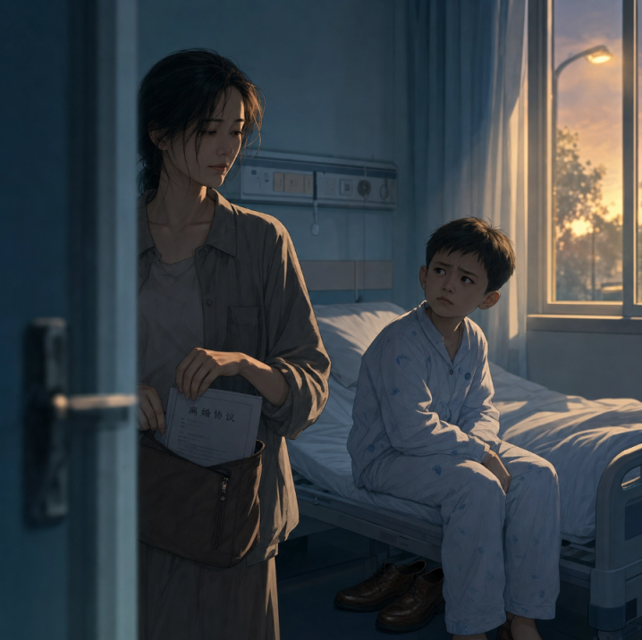 “離了婚孩子歸我。”我聽著老公不要臉的話，忍住扇他的衝動，畢竟孩子重病需要他的骨髓，我只能啞著嗓子說：“好。”