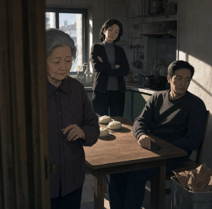為兒子辛苦帶娃八年，買了三個牛肉包子，他說我敗家，我和他斷親后他慌了！